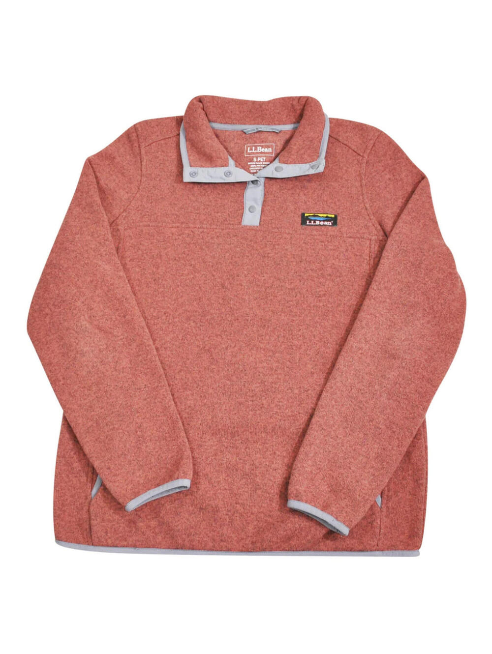 L.L. Bean Snap Winter Jacket Fleece Size Women's Small
